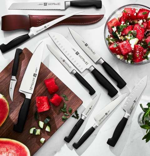 henckels knife set block